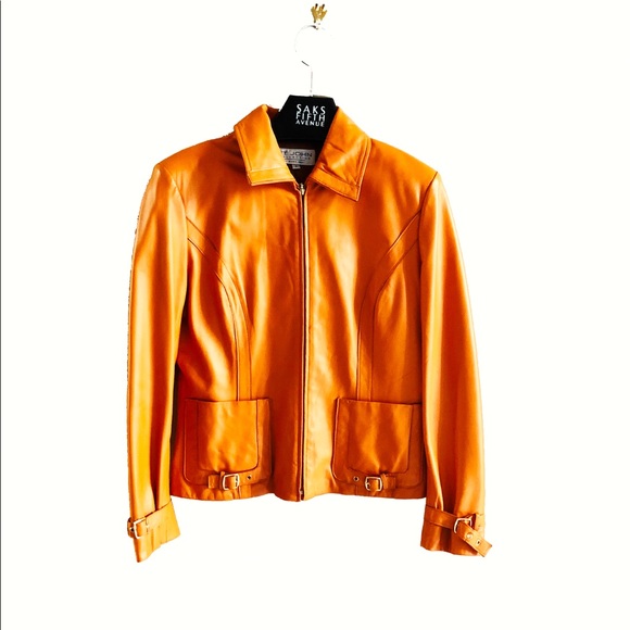 St. John Jackets & Blazers - NEW ST JOHN LEATHER JACKET